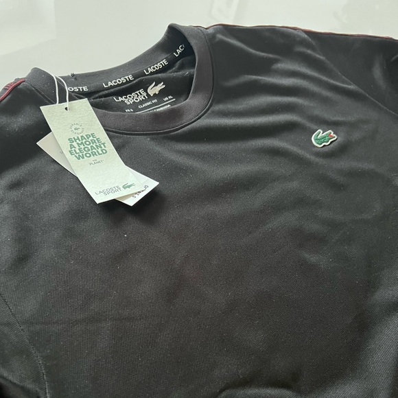 NWT Lacoste Sport Men’s Long Sleeve Performance Crewneck - Picture 3 of 7